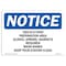 Signmission OSHA Sign, This Is Food Preparation Area Gloves, 10in X 7in Rigid Plastic, 10" W, 7" H, Landscape OS-NS-P-710-L-18622 - alternate 1